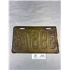 Image 2 : 1918 Missouri License Plate