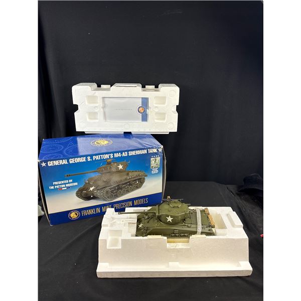 Franklin Mint New in Box General, George S Pattens Sherman Tank