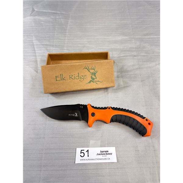 Brand New In Box Elk Ridge Folding Knife