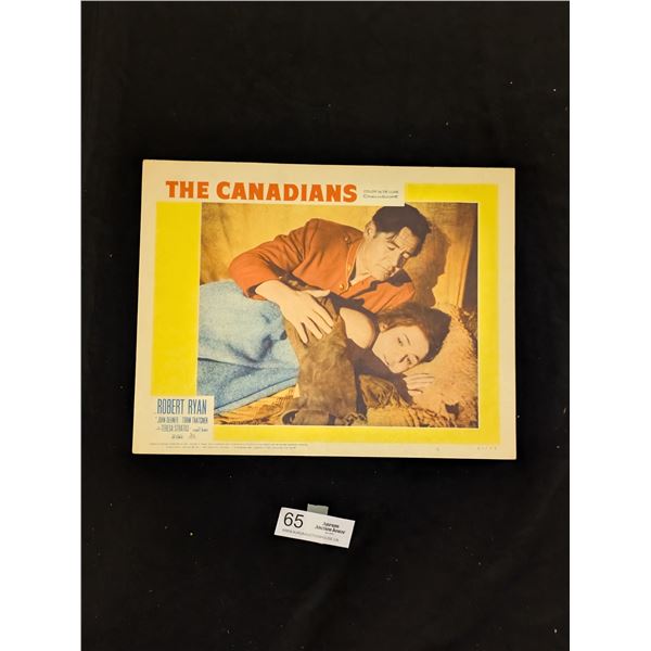 Original 1961 Lobby Card The Canadians Movie Poster