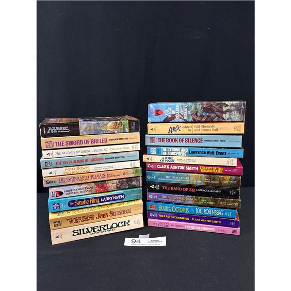 Lot of 20 Vintage 1960s and Newer Paperback Novels