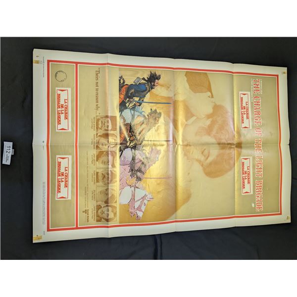 Original 1968 1-Sheet The Charge Of The Light Brigade Movie Poster