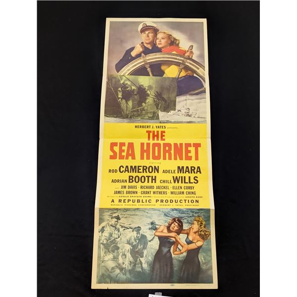 Original 1951 Insert Sea Hornet Movie Poster