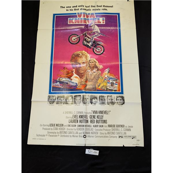 Original 1977 1-Sheet Viva Knievel Movie Poster