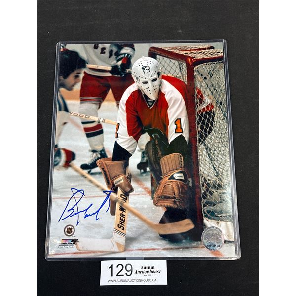 Philadelphia Flyers HOF Goalie Bernie Parent Autographed Photo