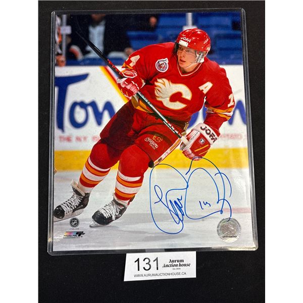 Calgary Flames Theo Fleury Autographed Photo