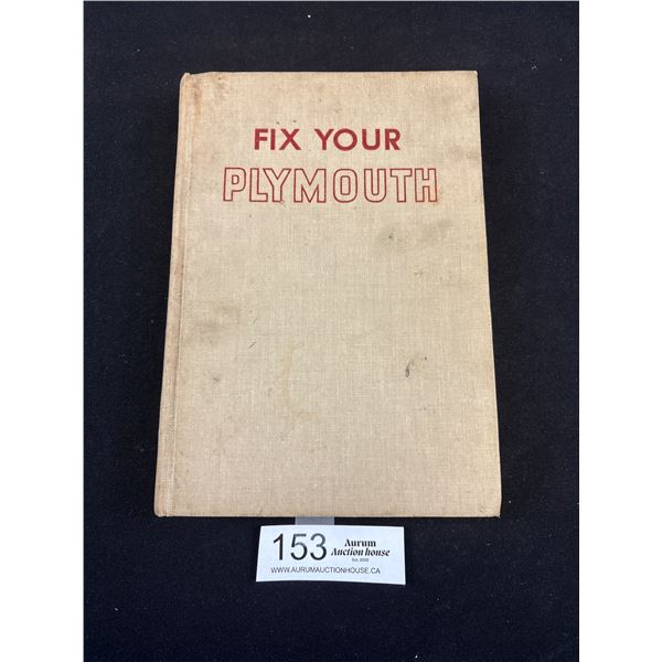 Book "Fix Your Plymouth" All Models 1946-1961