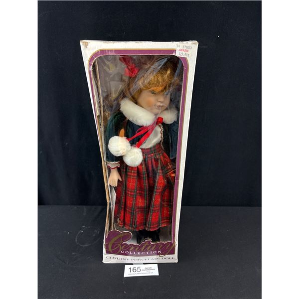 Vintage Porcelain Doll Unopened PKG Approx 17" Tall