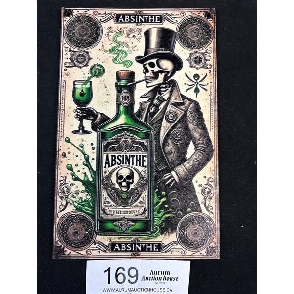 Absinthe Skeleton Sign,New Approx