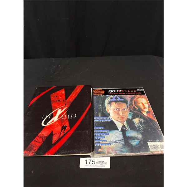 Original "X-Files" Movie Promo Press Kit w/ Pics and 1944 X-Files Magazine w/ Poster and Card