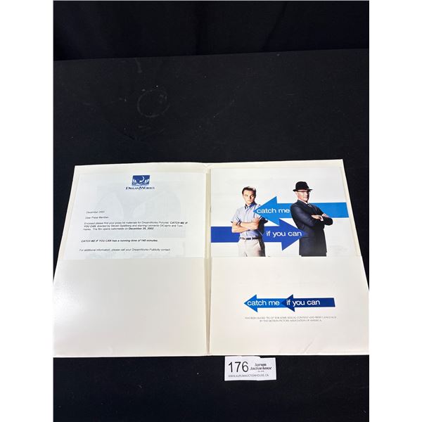 Original 2002 "Catch Me If You Can" Movie Promo Press Kit w/ Pics