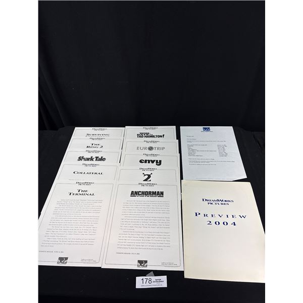 2004 Original Dreamwork Pictures Movie Press Kit
