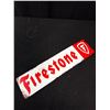 Image 2 : Firestone Vintage Style Reproduction Metal Sign 4" x 16"