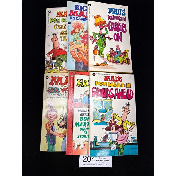 Lot of 6 Vintage Mad Pocketbooks