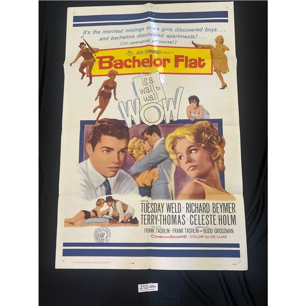 Original 1962 1-Sheet Bachelor Flat Movie Poster