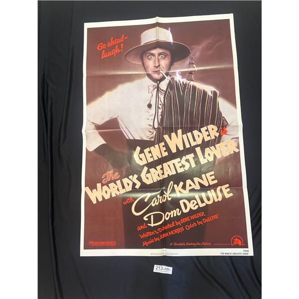 Original 1977 1-Sheet The Worlds Greatest Lover Movie Poster
