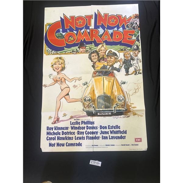 Original 1977 1-Sheet Not Now Comrades Movie Poster