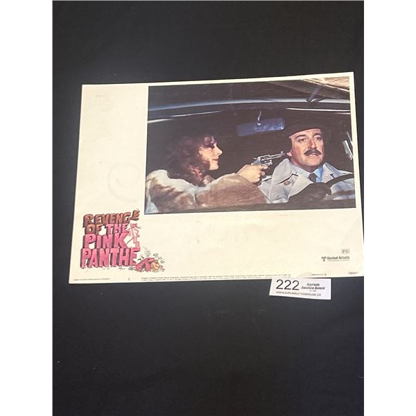 Original 1978 Lobby Card Revenge of The Pink Panther Movie Poster