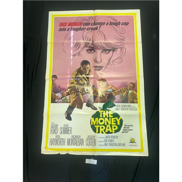 Original 1965 1-Sheet The Money Trap Movie Poster