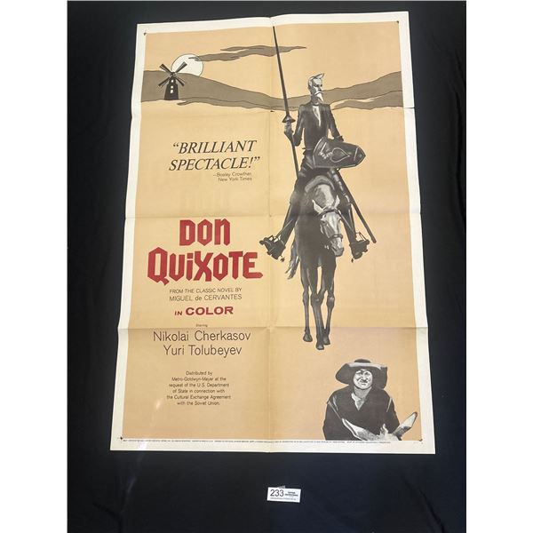 Original 1965 1-Sheet Don Quixote