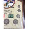 Image 3 : Professionaly Framed 11" x 13" British WW2 Coin Collection and Stamp Some Silver