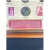 Image 4 : Professionaly Framed 11" x 13"1952 Canadian Coinage of Queen Elizabeth II with Silver Dollar 50c Pie