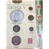 Image 3 : Professionaly Framed 11" x 13" Selected Canadian Coinage of George VI 1910-1936 Silver Dollar 50c Pi