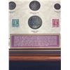 Image 4 : Professionaly Framed 11" x 13" Selected Canadian Coinage of George VI 1910-1936 Silver Dollar 50c Pi