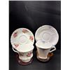 Image 2 : Lot of 15 Bone China Teacups and Saucers No Chips or Cracks