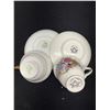 Image 13 : Lot of 15 Bone China Teacups and Saucers No Chips or Cracks