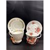 Image 14 : Lot of 15 Bone China Teacups and Saucers No Chips or Cracks