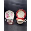 Image 2 : Lot of 15 Bone China Teacups and Saucers No Chips or Cracks
