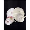 Image 3 : Lot of 15 Bone China Teacups and Saucers No Chips or Cracks