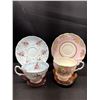 Image 4 : Lot of 15 Bone China Teacups and Saucers No Chips or Cracks