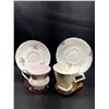 Image 6 : Lot of 15 Bone China Teacups and Saucers No Chips or Cracks