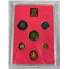 Image 2 : Great Britian 1973 Proof Set, Royal Mint with Medallion Queen Elizabeth II 6-Coin Set = European Eco