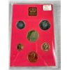 Image 3 : Great Britian 1973 Proof Set, Royal Mint with Medallion Queen Elizabeth II 6-Coin Set = European Eco