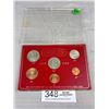 Image 1 : Great Britain 1968-71 Queen Elizabeth II World's First 7-Sided Coin, 6 Coin Set = 50 New Pence, 10 N