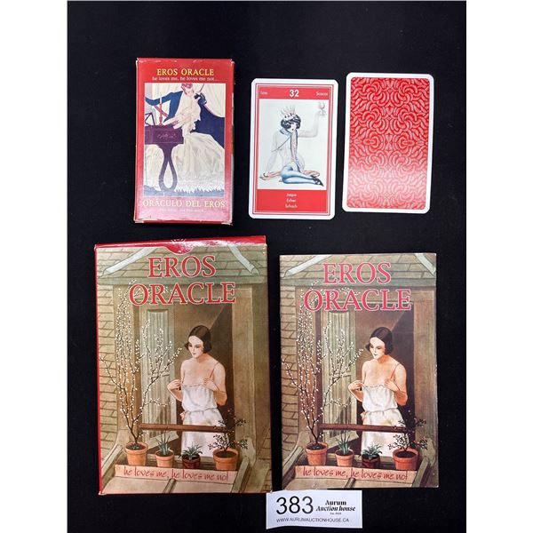 Rare Discontinued "Eros Oracle" Vintage Style Divination Deck - Tarot- Created By Laura Tuan Publish