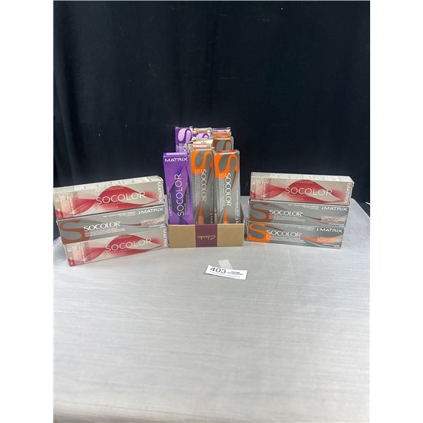 Lot of 20 Matrix 50 Colour Professional Permanent Hair Dye - 20 Diff Colours - Brand New in Box Prof