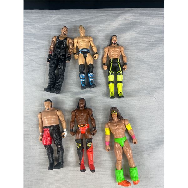 Lot of 6"-7" WWE Wrestling Figures