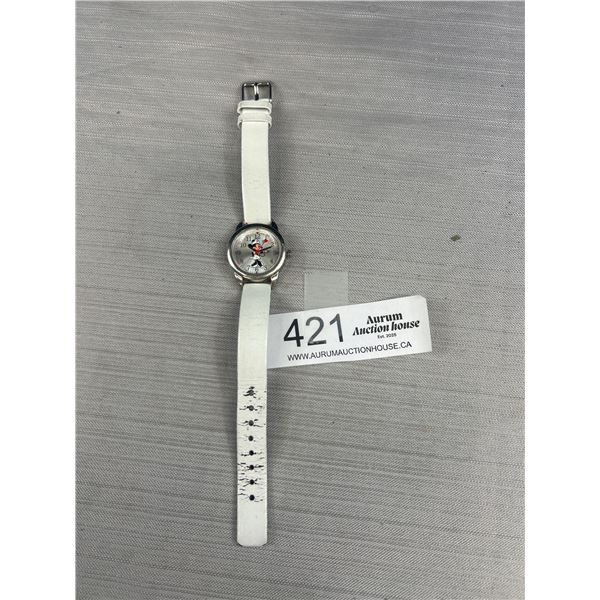 Ladies Disney Watch Quartz Nurse Minnie Mouse, MCK 308, Working