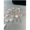 Image 2 : Genuine Rosequartz Stone Beads for a Long Necklace