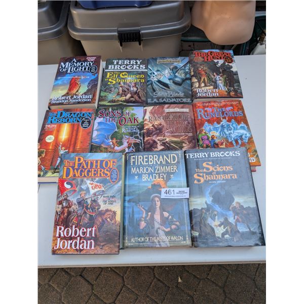 Lot of 11 Hardcover Books with Outer Sleeves The Path of Daggers Etc.