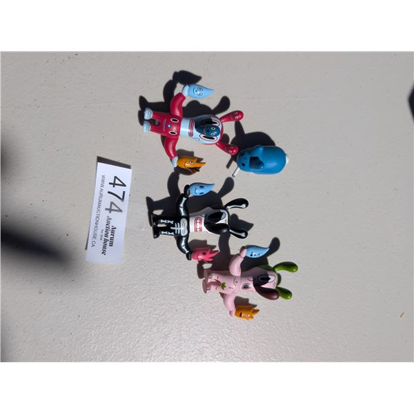 Lot of 5 Gary Baseman Vinyl Figures