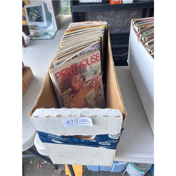 Large Lot of Adult Magazines - 1960's-70's Mostly Penthouse NO SHIPPING
