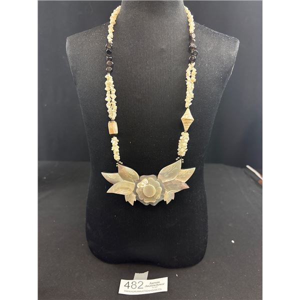 Beautiful Crafted Mother of Pearl Necklace