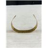 Image 4 : Hand Hammered Gold Open Cuff Bangle