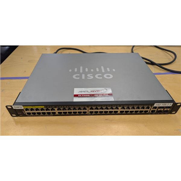 COMMUTATEUR POE GERE CISCO SG350-52P
