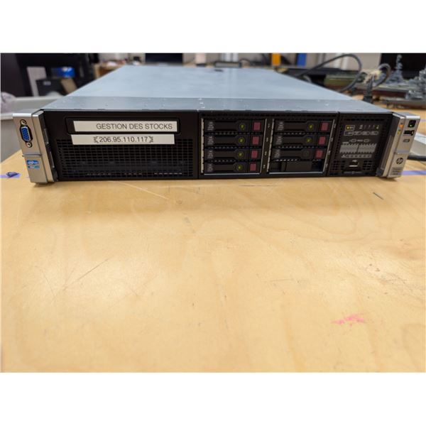SERVEUR HP PROLIANT DL380P GEN. 8 2X XEON-E5-2640
